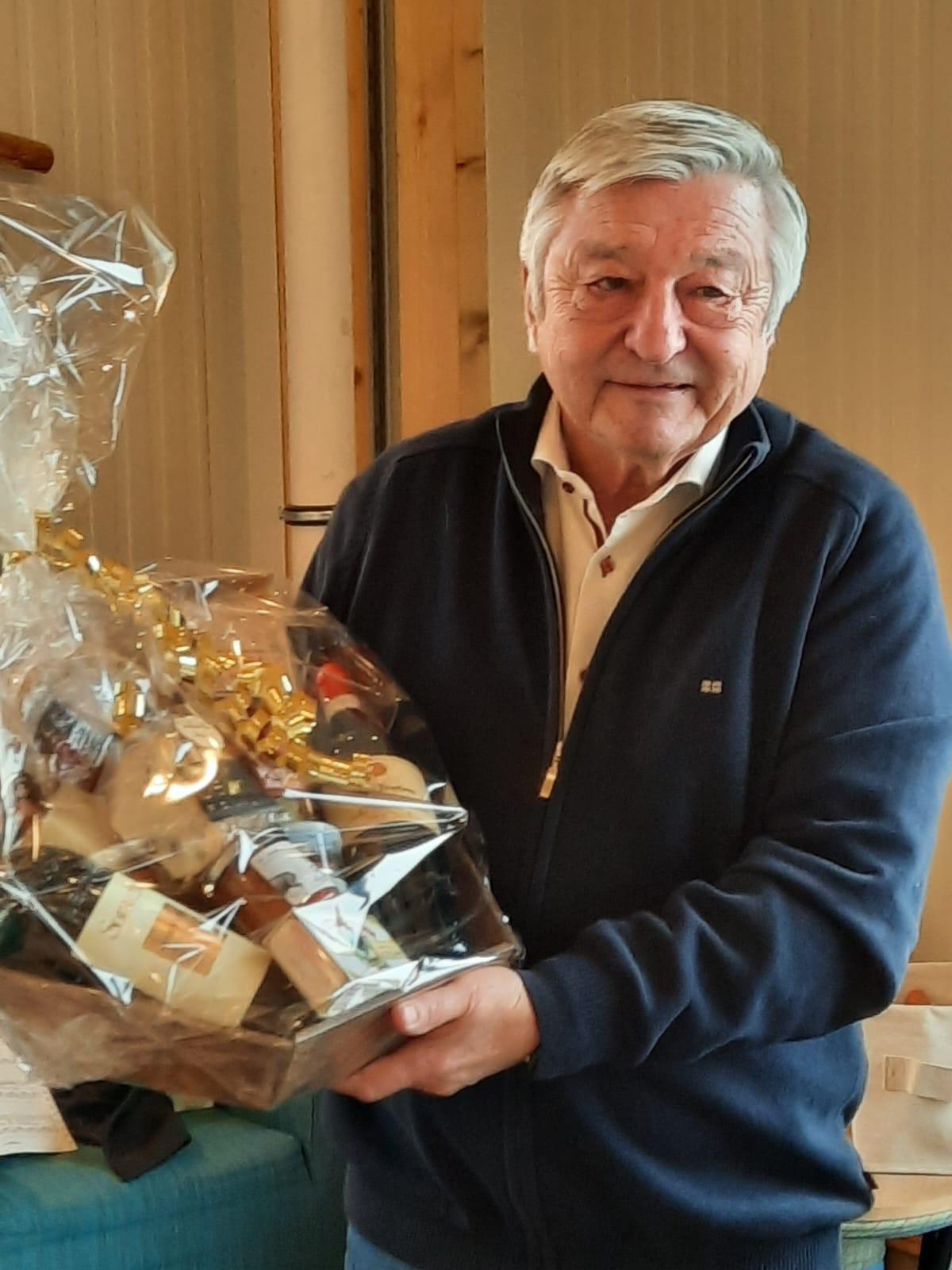 Helmut bei der Abschiedsfeier